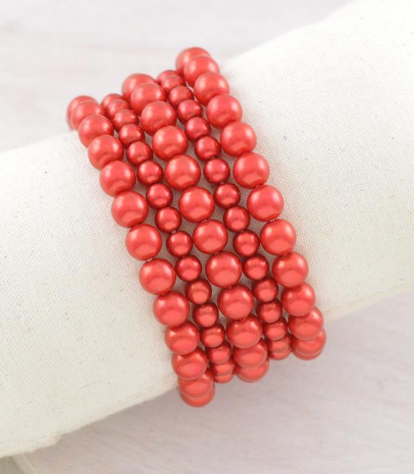 New Arrival :: Wholesale Color Beaded Bracelet Set