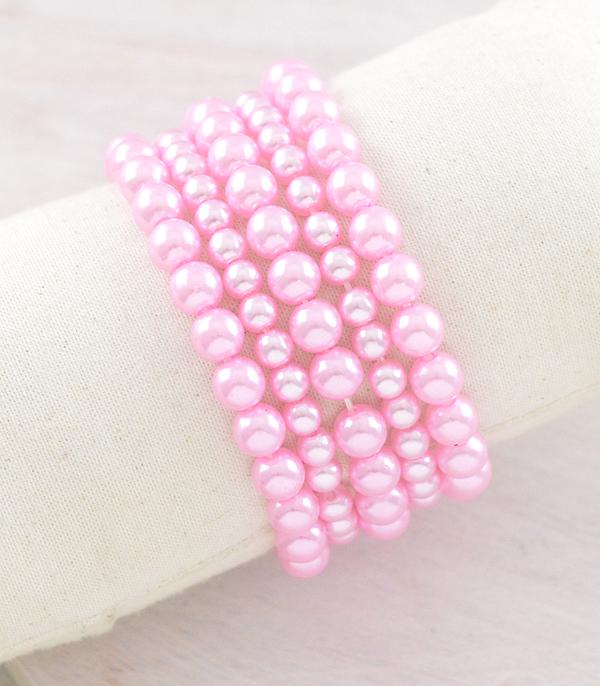 New Arrival :: Wholesale Color Beaded Bracelet Set