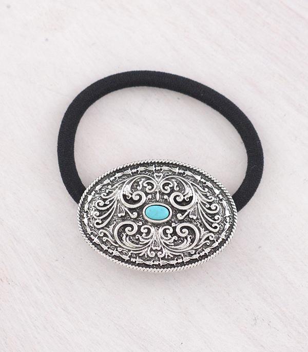 New Arrival :: Wholesale Western Concho Ponytail Hair Tie
