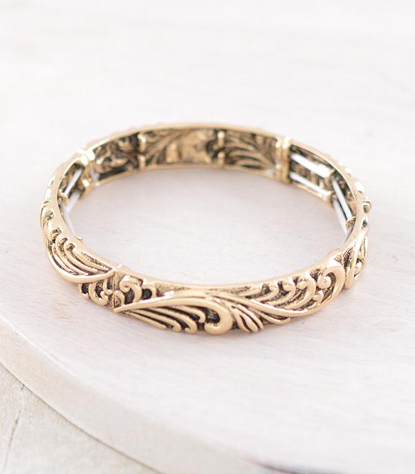 New Arrival :: Wholesale Western Stretch Bangle Bracelet
