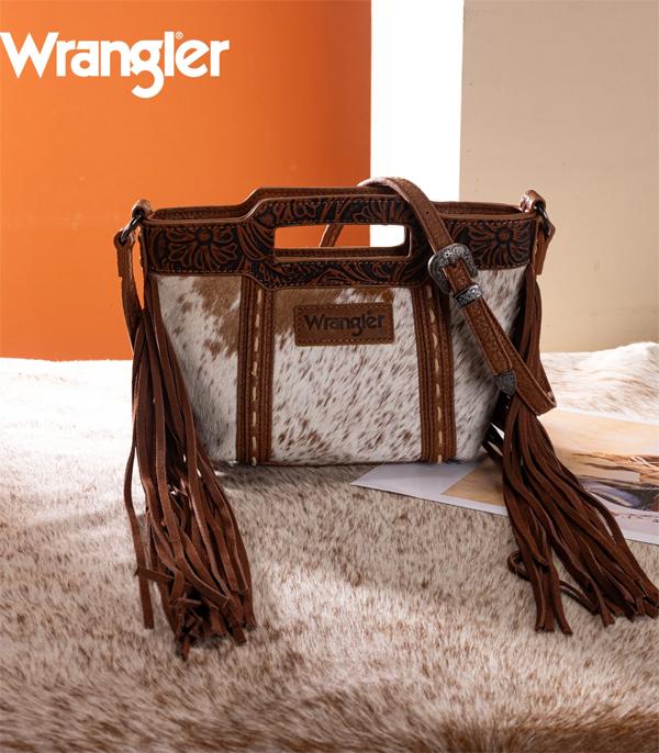 New Arrival :: Wholesale Wrangler Cowhide Fringe Crossbody Bag