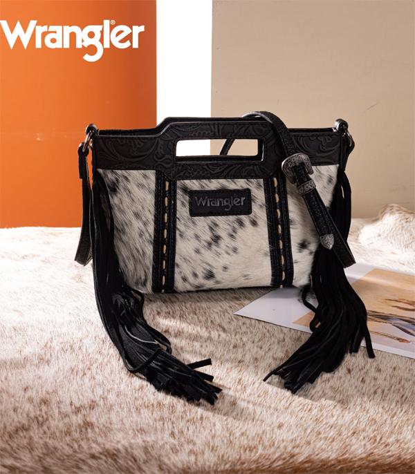 New Arrival :: Wholesale Wrangler Cowhide Fringe Crossbody Bag