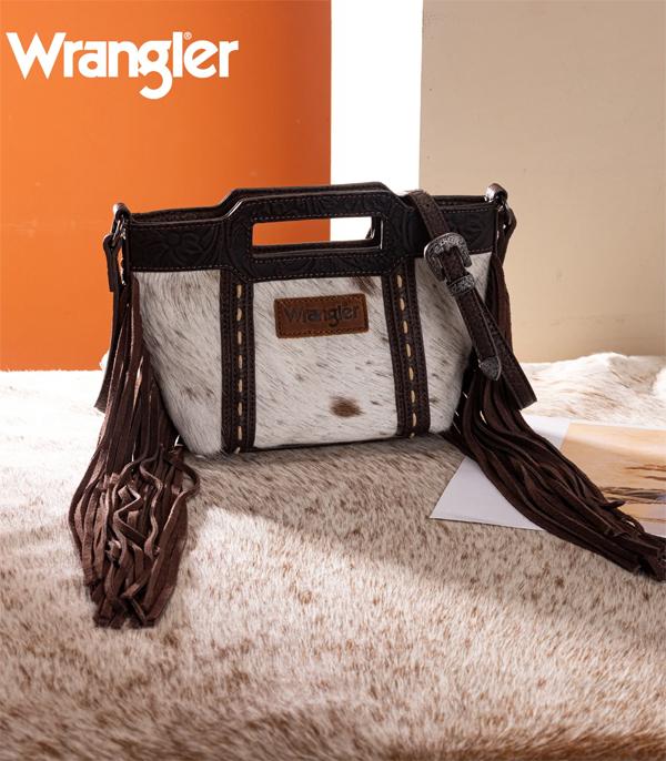 New Arrival :: Wholesale Wrangler Cowhide Fringe Crossbody Bag